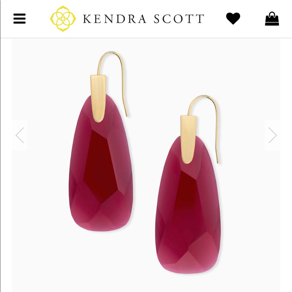 KENDRA SCOTT Maize Gold Drop Earrings